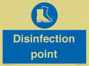 Disinfection point